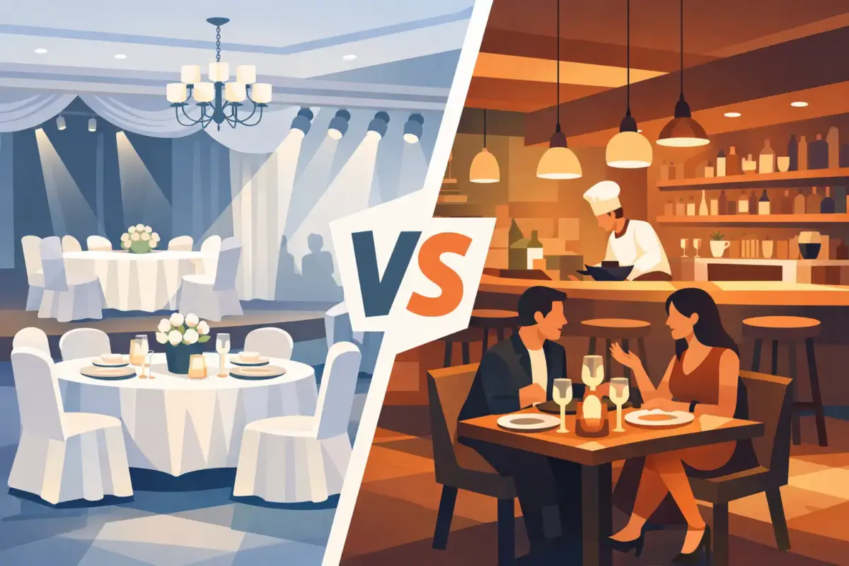 Banquet Hall Versus Restaurant: Which Fits?