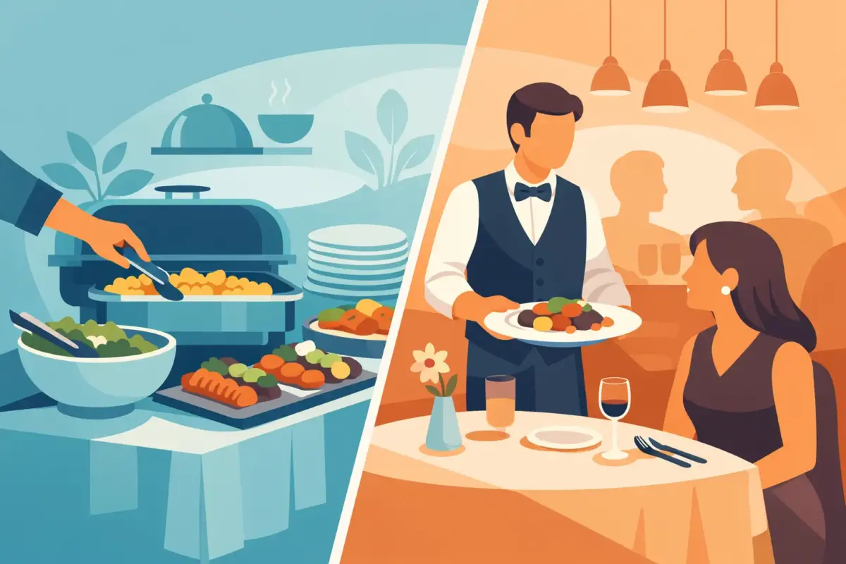 Buffet Versus Plated Service: Which Fits?