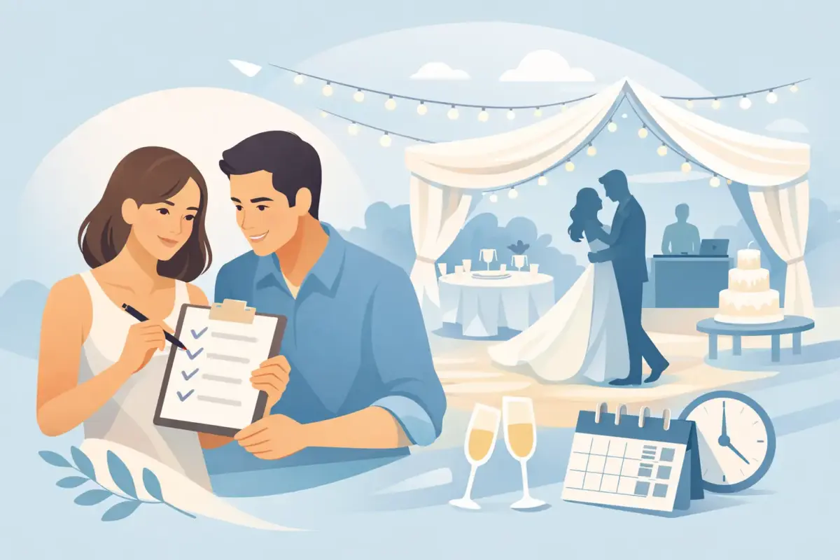 How to Plan a Wedding Reception Without the Rush